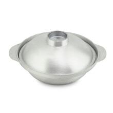 Large Aluminum Casserole Pot with Double HeatProof Handles Non Stick Soup Pot for Cooking