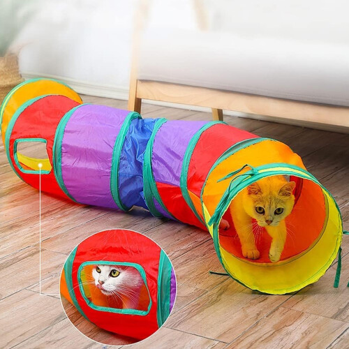 Pet's Dreamland, Τούνελ Γάτας S-Type2Tube με Παράθυρο Παρατήρησης, Πτυσσόμενο Τούνελ Ουράνιο 2