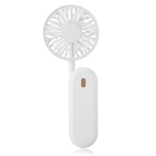 Neck Fan Hands USBC Fast Charging 3 Speed 360 Airflow Low Noise Rechargeable White
