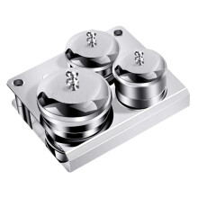Stainless Steel Dappen Dish for Nail Art, SpillResistant Easy Clean Mixing Cup for Manicure