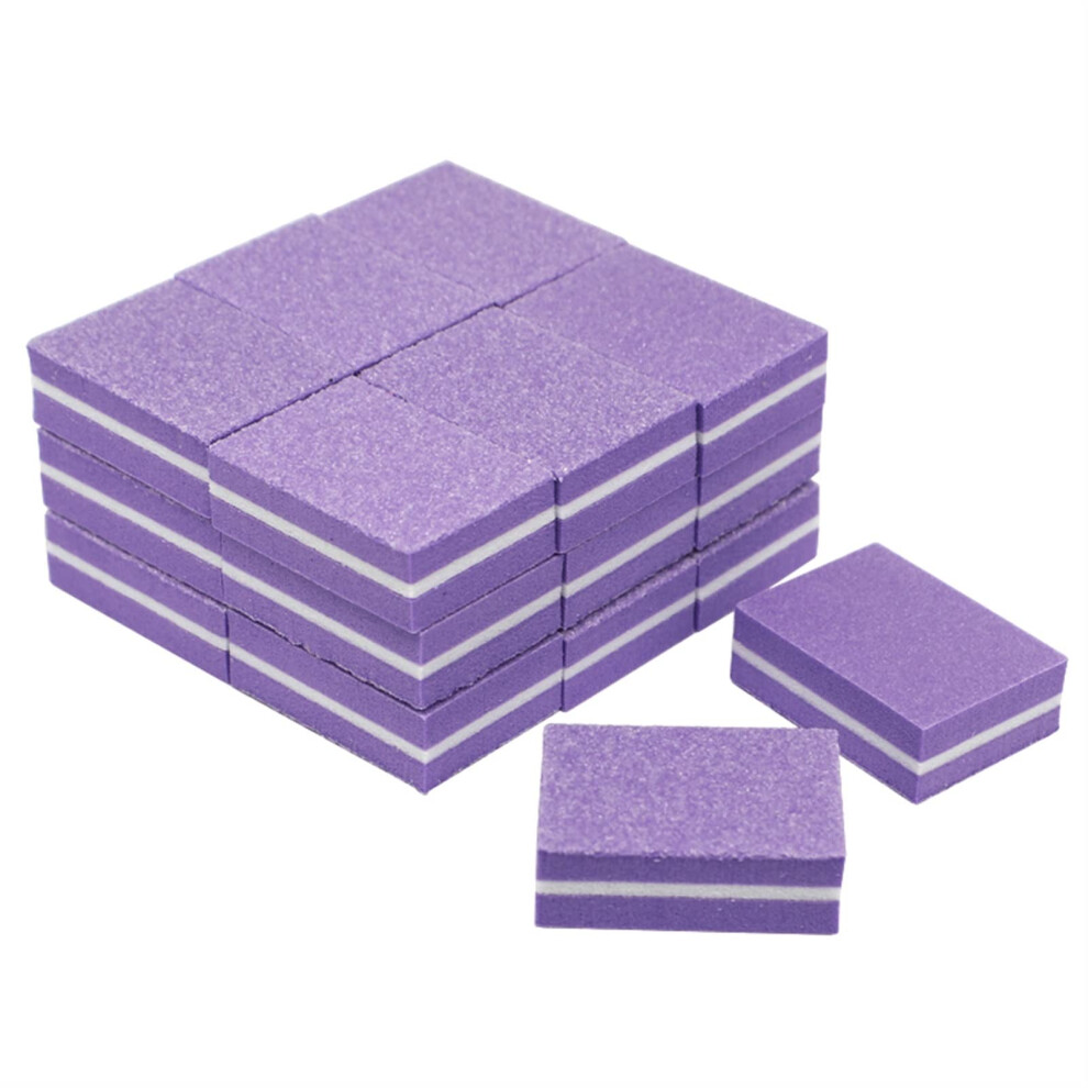 50pcs Mini Nail Buffer Block and DoubleSided Nail File for Manicure Acrylic Natural Nails