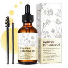 Hair Removal Oil with Cyperus Rotundus for Body Hair Reduction, Smooth Skin and Moisture Care, 2.03oz