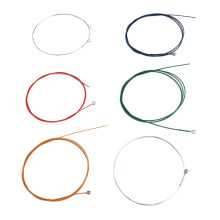 Corde per chitarra in lega di rame multicolore, 6 pezzi, resistenti alla ruggine, facili da suonare, acustiche