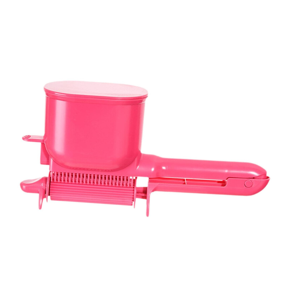 Cream Semi Automatic Hair Dye Applicator Comb With Even Distribution For Salon And Home Use