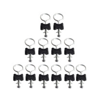 Trampoline Replacement Parts 6mm Galvanized Screws Set for Secure Fixing Fits Large Trampolines