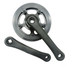 Bike Crankset with 32T Chainring, 152mm Aluminum Alloy Crankset for Road and Fixie Bikes