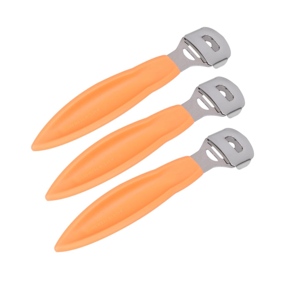 3pcs Professional Foot Callus Remover and Shaver with Removable Head Non Slip Handle for Smooth Heels