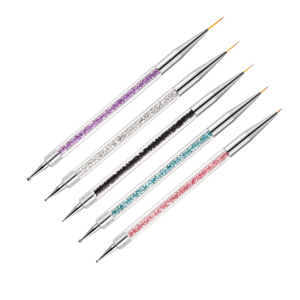 Professional Double Ended Nail Art Brush Pen Set for Precision Detailing and Manicure
