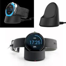 Laddningsställ för Moto360 Smartwatch, Magnetisk laddningsdocka med universell kompatibilitet, Ersättningsladdare för säker och enkel laddning,