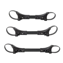 Conector ajustável para carrinho de bebê duplo, fácil de instalar, feito de alumínio, encaixe universal, ideal para babás ou pais durante as