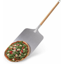 Professional Pizza Shovel, Heavy-Duty Aluminum Construction With Removable Beech Handle For Easy Storage, Perfect For Homemade Pizza, Bread And Pastry