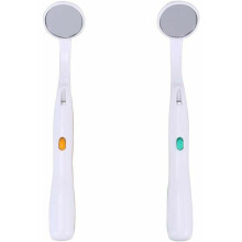 Ensemble d'outils de soins buccaux, poignée antidérapante avec batterie intégrée, miroir antibuée pour une vision claire, miroir dentaire