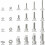 Mercury-Free Toxic-Free Fasteners, Screws Combination Set with Hex Button Socket Head for Electronics Assembly, 520Pcs 4