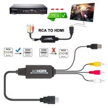Elevate Your Retro Entertainment, Analog RCA Composite Input Effortlessly Transforms Into Vibrant HDMI 720P 1080P Output, A Must-Have Accessory For