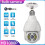 Human Motion Detection 2K Hd Light Bulb Security Camera, 5G Wireless Wifi, Easy Installation for E27 Light Socket, Waterproof Outdoor Security System 3