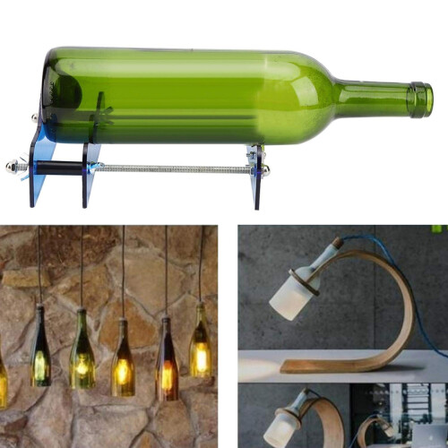 Καινοτόμο μηχάνημα DIY για κοπή μπουκαλιών κρασιού, πακέτο κοπής γυαλιού για 1