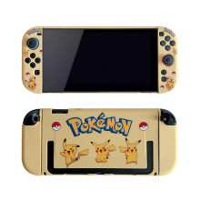 (Switch2, Three pikachu (yellow)) HOT Nintendo Switch 2 Case Cover Cute Anime Skin Shell Accessory For Console Joycon