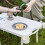 Folding Picnic Table with Chairs, SpaceSaving Outdoor Dining for Camping and Backyard Use 4
