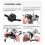 Lightweight Black USB Charging RC Drone Airdrop System for Mini 3 Pro, 2.4G 5