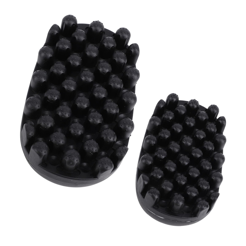 Unisex 2Pcs Curl Sponge Brush For Twists And Curls, Washable Rubber Hair Twist Comb For Men And Women