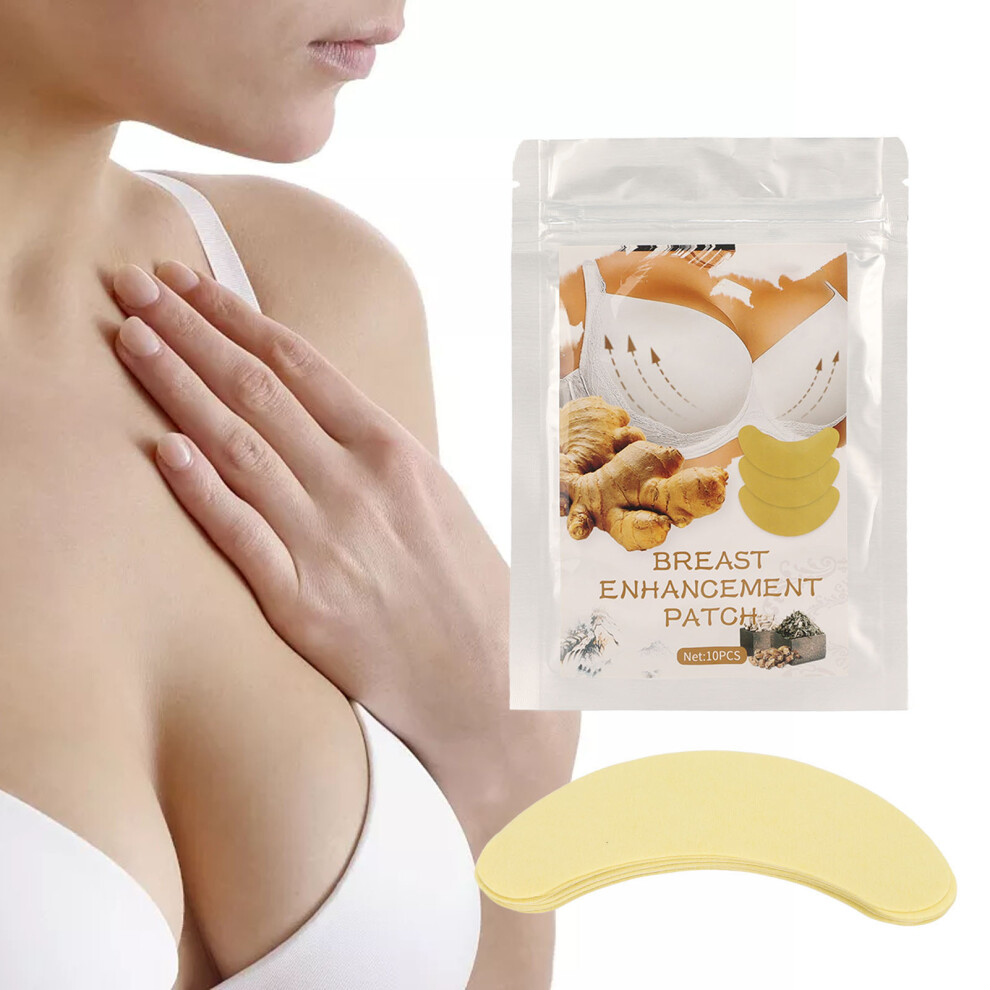 Ginger Extract Breast Enhancement Patch 10pcsx2 Firming & Lifting