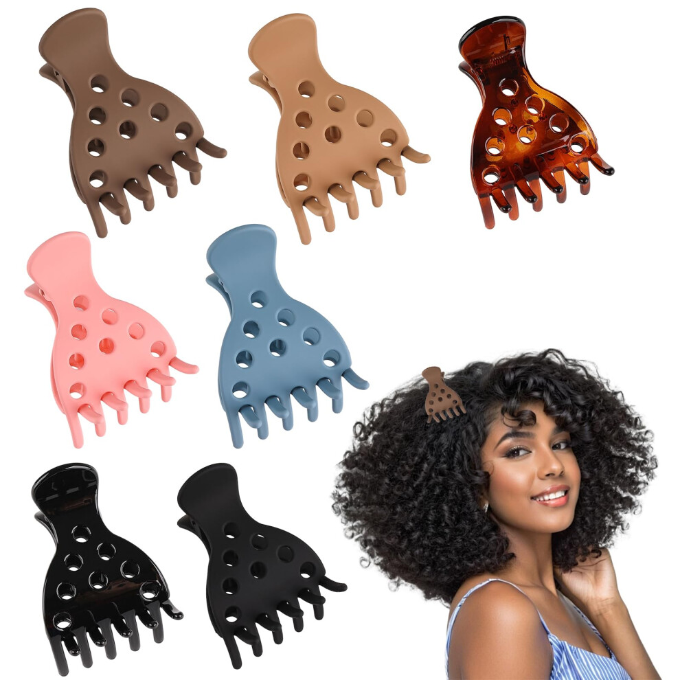 Unisex Root Lifting Hair Clips 7Pcs Nocrease Curl Hold Instant Volume For Curly And Wavy Hair
