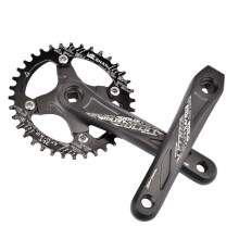 Mountain Bike Crankset 104BCD 170/175mm Square Taper with 10/11 Speed Chainring 3242T Black 175mm 38T