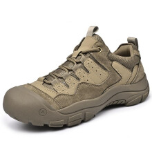 Men's Waterproof Hiking Shoes with Breathable Mesh and Rugged Rubber Grip for Trail Walking Brown 9 UK
