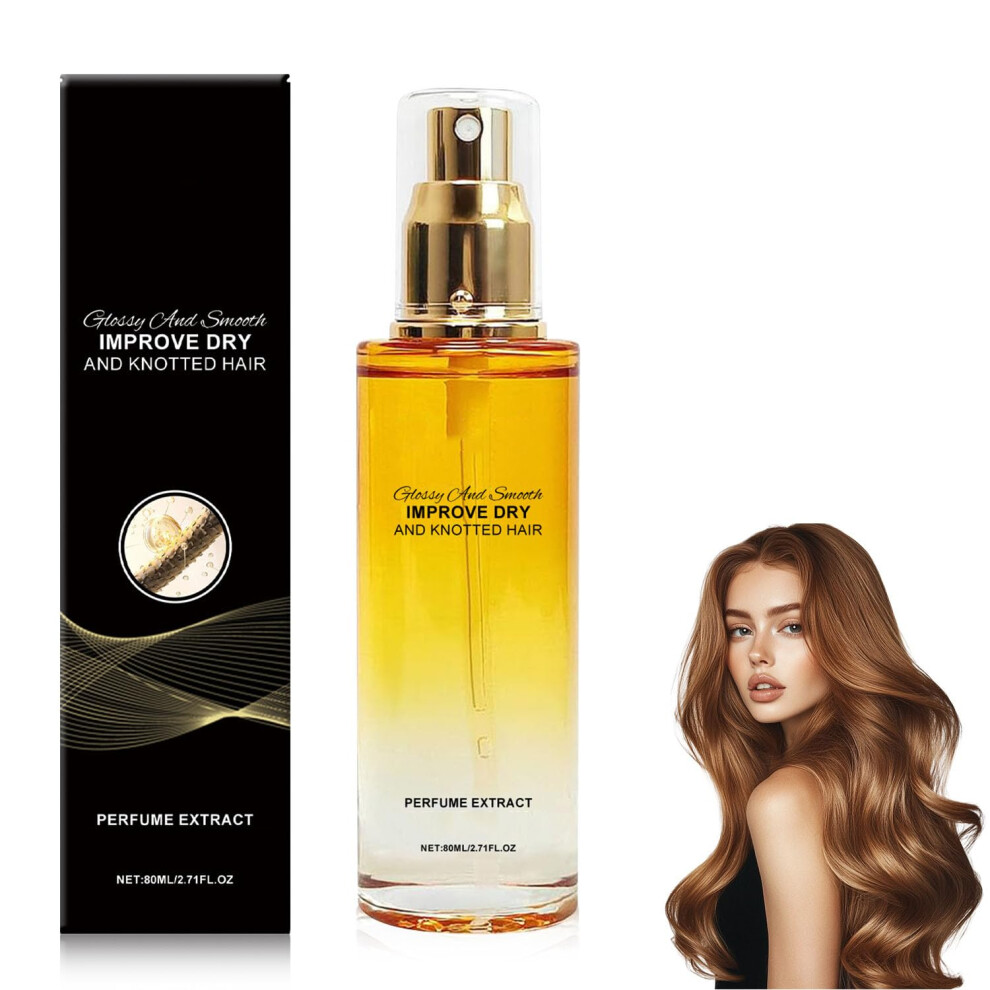 Leavein Hair Conditioner Spray with AntiFrizz Control, Deep Hydration and LongLasting Floral Scent