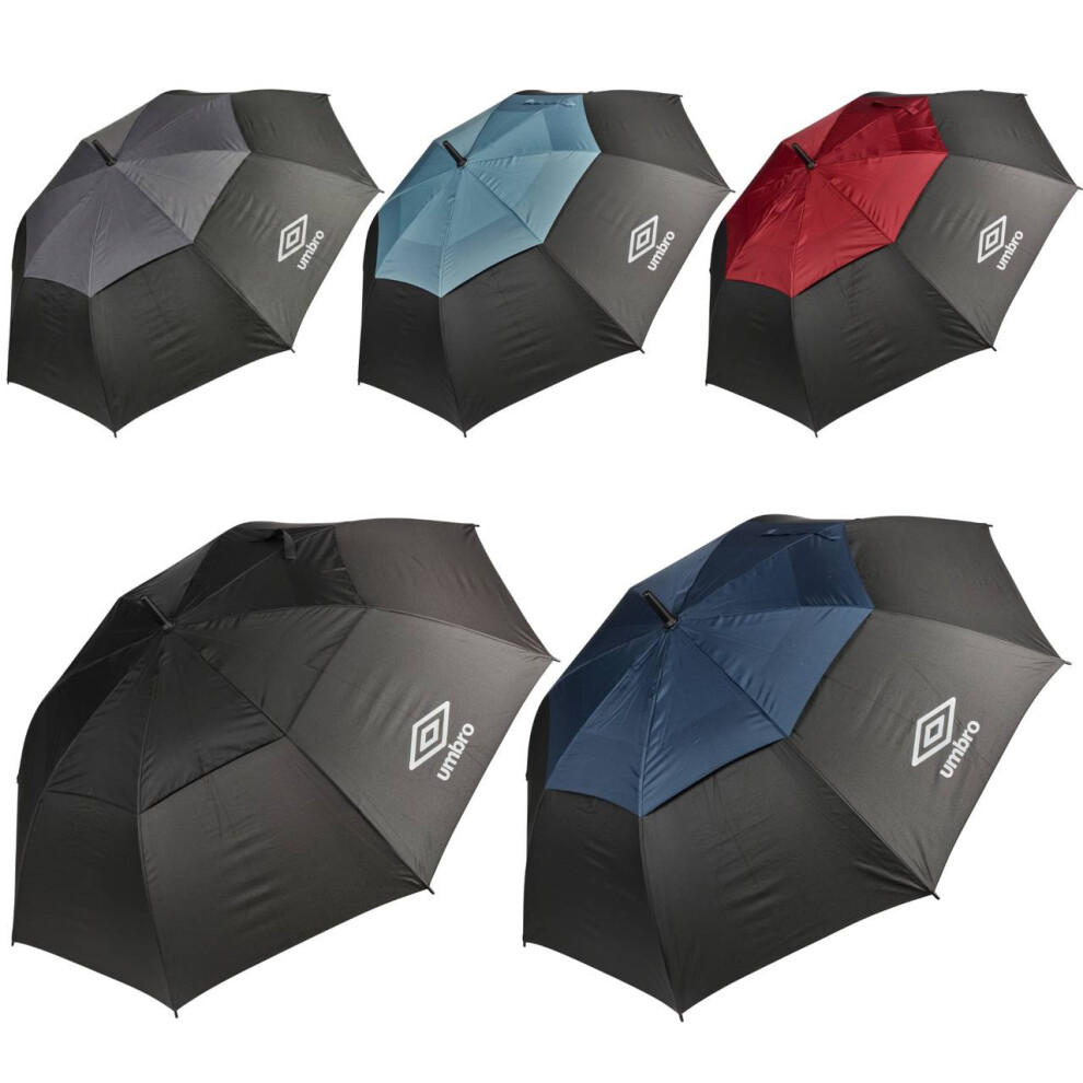 Urbnliving Umbro Golf Umbrella 120Cm Large Windproof Vented Double Canopy Auto Open