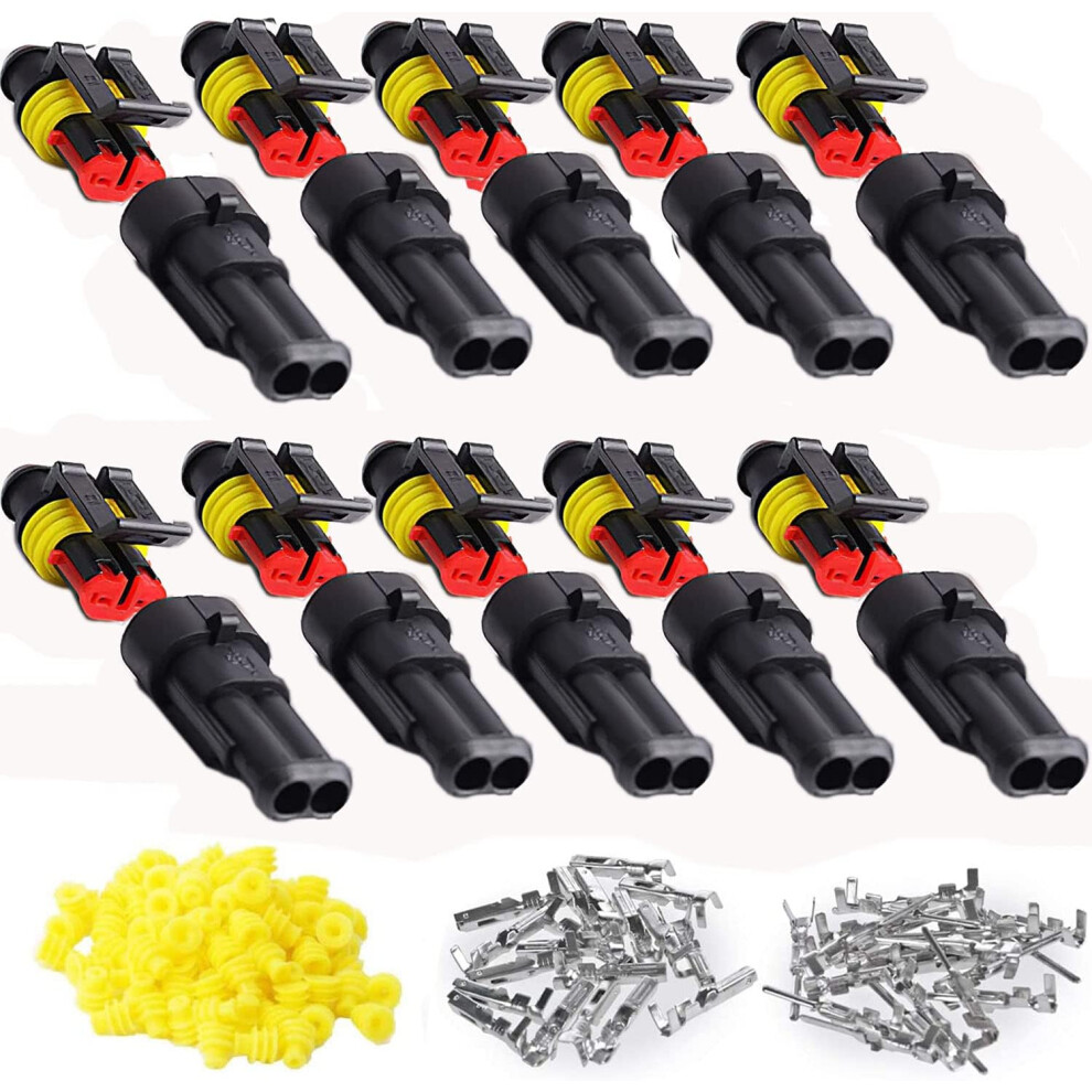 Professional Waterproof Electrical Connector Kit, Marine Grade Thermostability Ensures Dependable Performance In Harsh Environments, Compatible With 9169997685858
