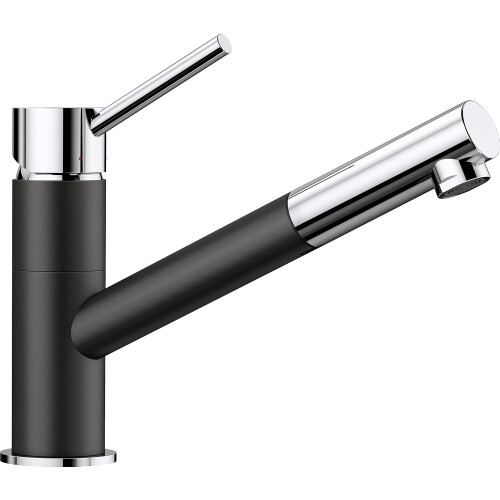 Innovative Kitchen Faucet with Easy-to-use Pull-down Hand-spray, Highly Durable Solid Brass Construction, Perfect for Small Sinks, Modern Silgranit