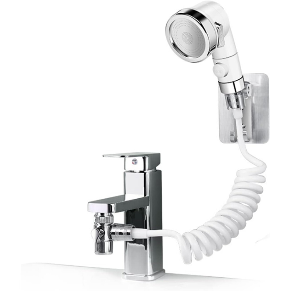 Faucet Transformation Kit, Multi-Purpose Use Shower Sprayer Attachment For Enhanced Sink Faucet Hose Flexibility And Water Efficiency 9169997686909