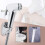 Home Hygiene Hero, Κιτ Ψεκασμού Μπιντέ Χειρός με Σωλήνα από Ανοξείδωτο Ατσάλι πλήρους 2