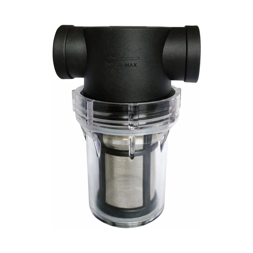 Inline Strainer For Agriculture Water Pipeline, Female Npt, Stainless Steel Filter Screen, Easy Disassembly Cleaning, Sediment Filter, Transparent 9358999116822