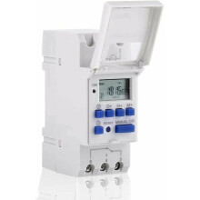 Programmable Timer Switch for Agricultural Facilities, Digital Timer Relay with Two-way Control Design, Power-off Memory for Uninterrupted Operation