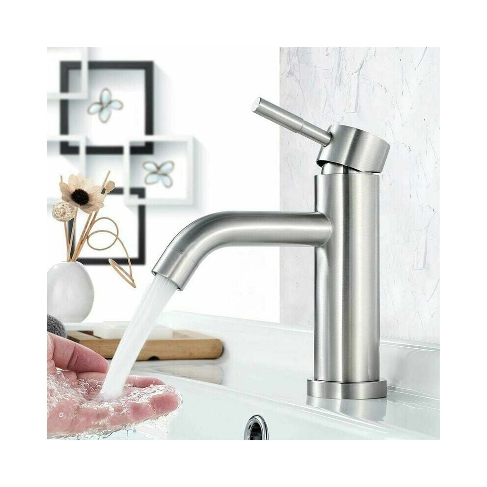 Modern Bathroom Faucet, Metal Pop-Up Drain For Seamless Integration & Complete Components 9340258974939