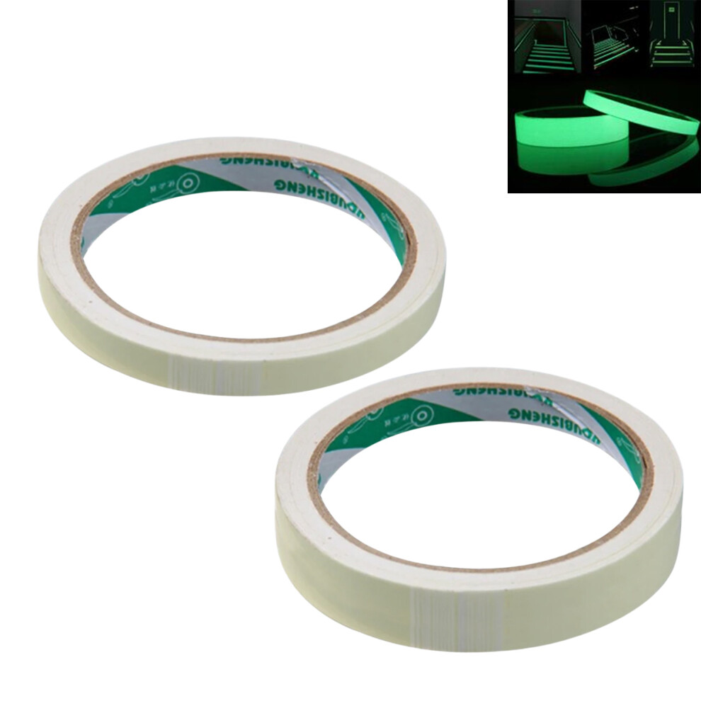 Luminous Tape For Emergency Markers, 10Mm X 5M Photoluminescent Strip, Non-Residue Adhesive, Waterproof Long-Lasting Illumination, Fluorescent 9173940952997