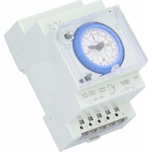 Mechaniczny timer do sterowania automatycznego, przekaźnik czasowy z 15-minutowymi interwałami, technologia silnika impulsowego synchronicznego,
