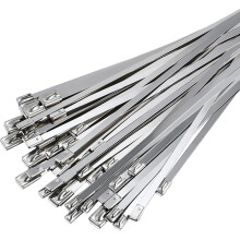 Metalowe opaski zaciskowe, samozaciskające opaski kablowe ze stali nierdzewnej, odpowiednie do pojazdów, gospodarstw rolnych, rur, dachów, kabli,