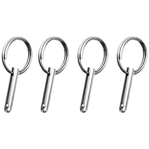 Quick Release Pin, Economical Pins For Shipbuilding Ship Outfitting, High Shear Capacity, Solid-body Construction, Dependable Operating, 4Pcs