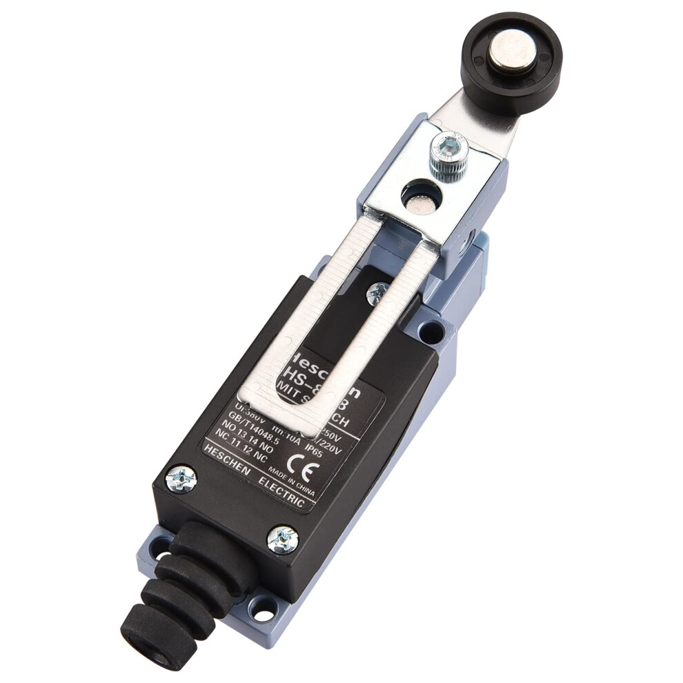 Precision Crafted Double Circuit Momentary Limit Switch, Reinforced Plastic Rotary Roller Lever For Cnc Mill Plasma With Zinc Alloy Durability 9433291286418