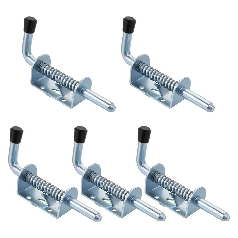 Heavy Duty Barrel Bolt With Stainless Steel Carbon Steel, Spring Loaded Gate Latch Pin Offers Corrosion Resistance And Smooth Operation 9173940963627