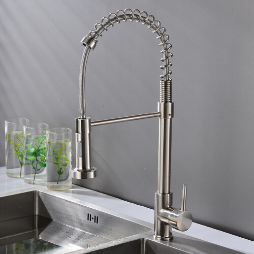 Solid Brass Kitchen Faucets with Duopure Technology, Easy to Clean Surface, Perfect for Commercial Style Settings 1