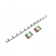 Lineair bewegingsrailsysteem met schuifblokken, MGN12C lineaire geleiderail met 4-punts contactontwerp voor hoge belastingen, nauwkeurige lineaire