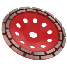 Saineolaí Snasta coincréite: Roth Cupáin Dúbailte Sraith Dearg 150MM, Diosca Diamant Costéifeachtach le haghaidh Feidhmiú Tapa Réidh ar