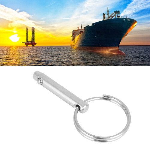 Quick Release Pin, Economical Pins For Shipbuilding Ship Outfitting, High Shear Capacity, Solid-body Construction, Dependable Operating, 4Pcs 1