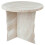 Trends 4 You 40cm Round Side Table White Marble Effect Coffee Stand 7