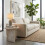 Trends 4 You 40cm Round Side Table White Marble Effect Coffee Stand 3