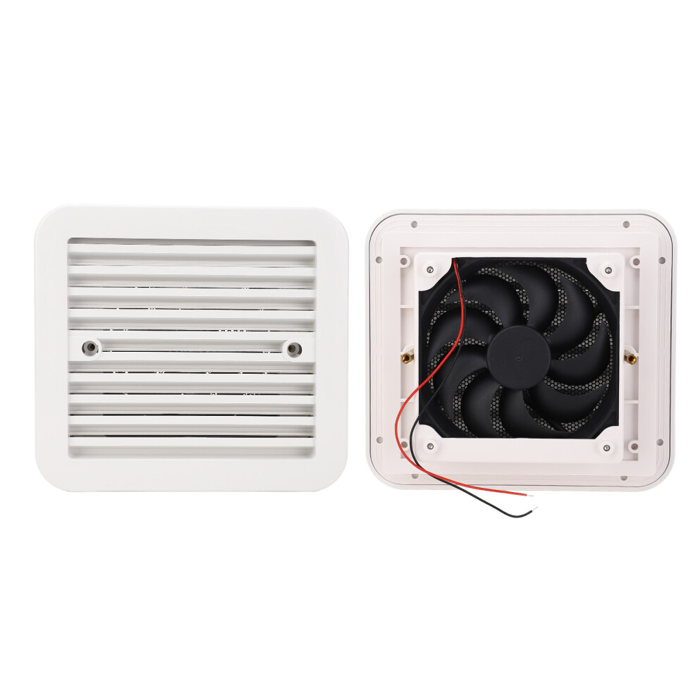 205X185mm 12V Rv Side Vent Fan 3.6W Air Exhaust For Caravan & Motorhome 7901381106899